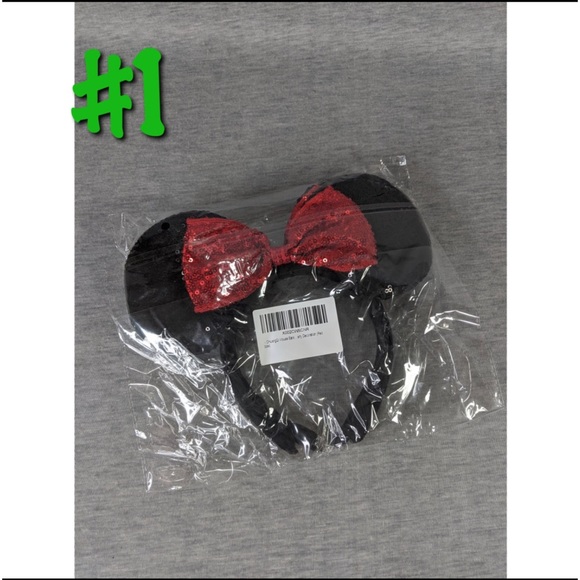 🎉 3/$20 👯‍♀️Host Pick⚡️2packs (4 pcs) Mouse Ears/Bow Headbands - Picture 2 of 4